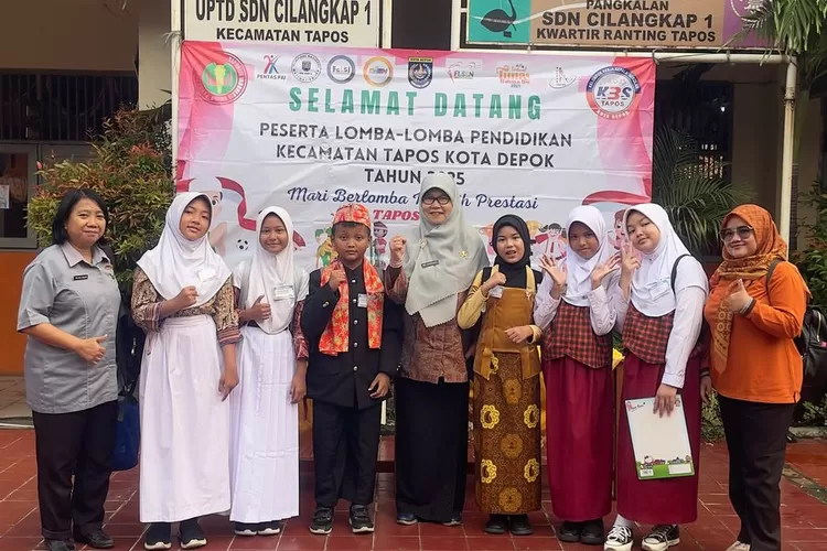 Persiapan siswa SDN Cilangkap 8 dalam menghadapi FLS2N tingkat Kecamatan Tapos, di SDN Sukatani 4 (ANDIKA EKA/RADAR DEPOK)