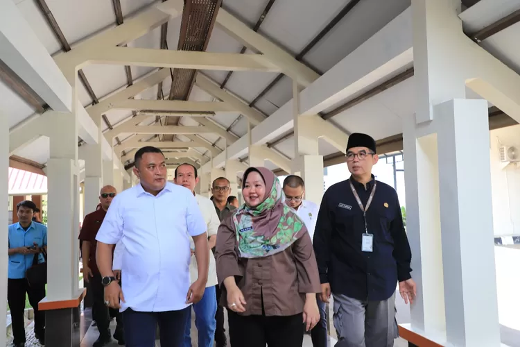 Bupati Bogor Rudy Susmanto saat sidak di RSUD Cibinong.  (ISTIMEWA)