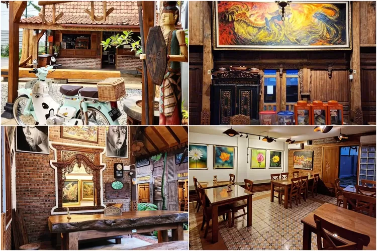 Suasana makan dan nongkrong di resto Galery Kecik Bogor (Instagram/@galerykecik)