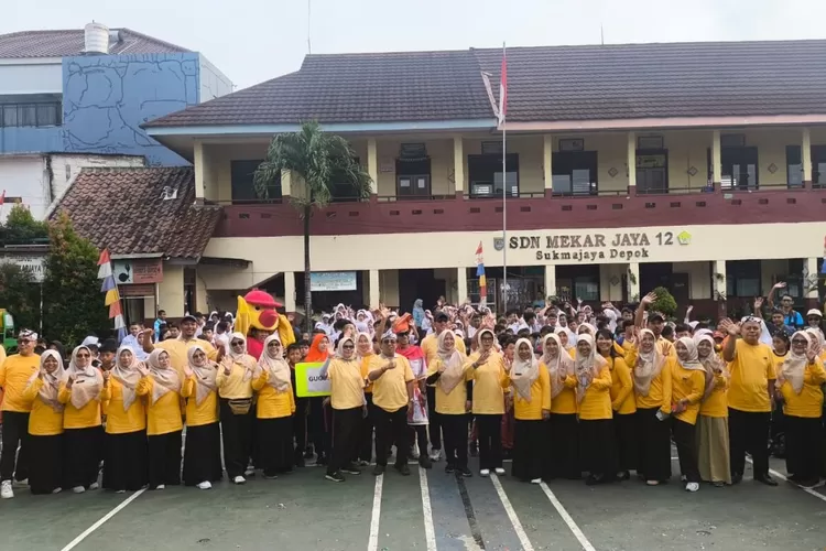 Suasana kegiatan O2SN tingkat Kecamatan Sukmajaya, SDN Mekarjaya 12. (DOKUMEN SEKOLAH)