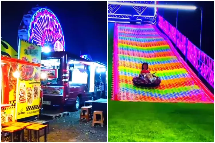 Festival dengan wahana seru dan kuliner lezat di Podomoro Park Carnival Bandung (Instagram/@creocarnaval)