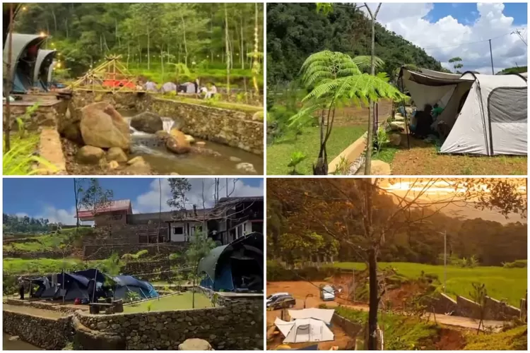 Lembah Daun Riverside menjadi tempat camping baru pinggir sungai di Bogor (Instagram/@official_lembahdauncamp)