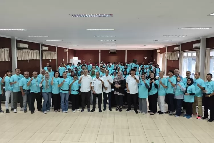 Pengurus KORMI, Kormicam dan Inogra Kabupaten Bogor saat mengikuti rapat kerja pada Sabtu, 26 April 2025.