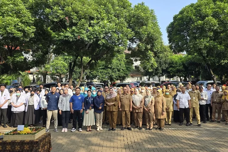 RSUD Cibinong meresmikan layanan pengantaran obat ke rumah pasien, hasil kolaborasi strategis dengan PT Pos Indonesia (Persero). (DOK RSUD CIBINONG)