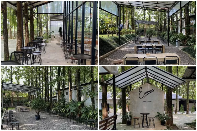 Suasana nongkrong di Esposa Coffee and Forest Bogor (Instagram/@telletubbis)