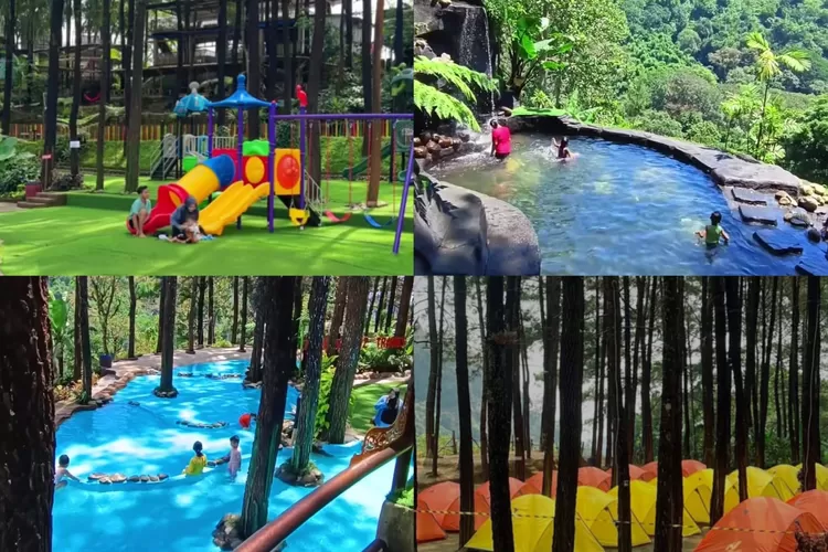 Tempat camping dan playground di Alas Veenus Trawas untuk liburan keluarga (Instagram/@alasveenuztrawas)