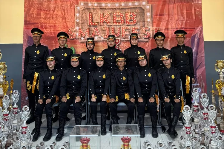 Tampak peserta ekstrakurikuler Paskibra SMP Negeri 19 Depok yang mengikuti LKBB tingkat Jabodetabek. (DOKUMEN SEKOLAH)