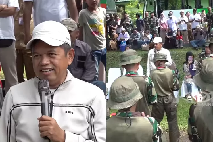 Kunjungan Dedi Mulyadi pada program bembinaan di barak militer (Tangkapan layar Youtube KANG DEDI MULYADI CHANNEL)