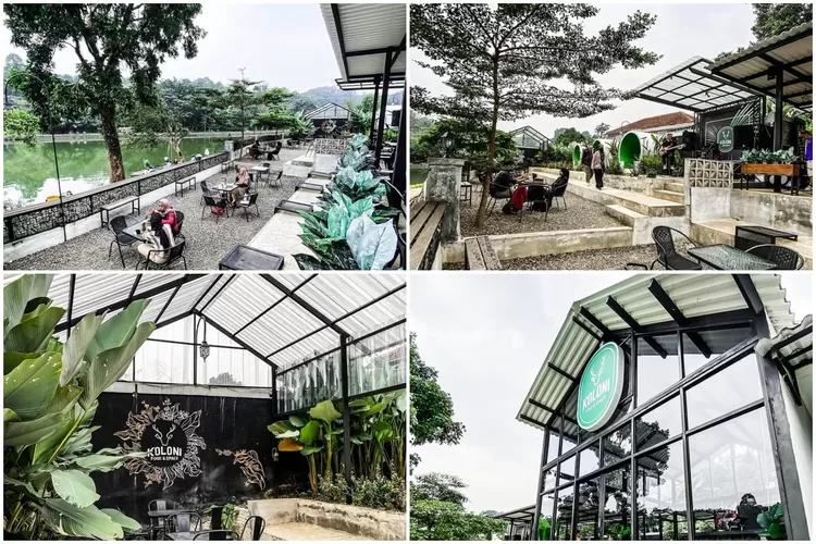 Tempat nongkrong dengan pemandangan danau di kota Bogor, Koloni Food and Space (Instagram/@titiknongkrong)