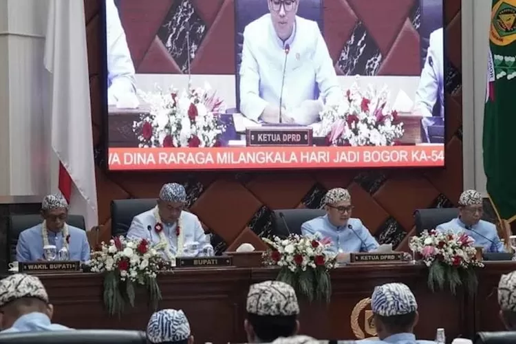 Rapat Paripurna istimewa HJB ke 543.  (KABAR BOGOR)