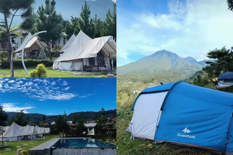 Bukit Surya Salaka dengan tempat camping dan glamping fasilitas lengkap serta pemandangan indah (Instagram/@campsuryasalaka)
