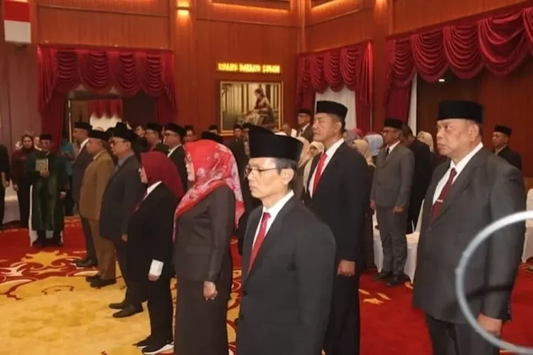 Para pejabat eselon II Pemkab Bogor yang dilantik.  (KABAR BOGOR)