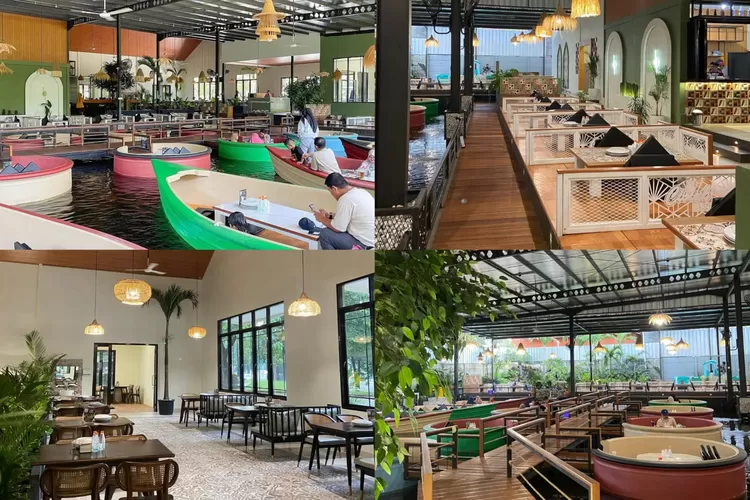 Suasana tempat makan keluarga di Cibiuk Resto Harvest Cileungsi  (Instagram/@cibiukresto.harvest)