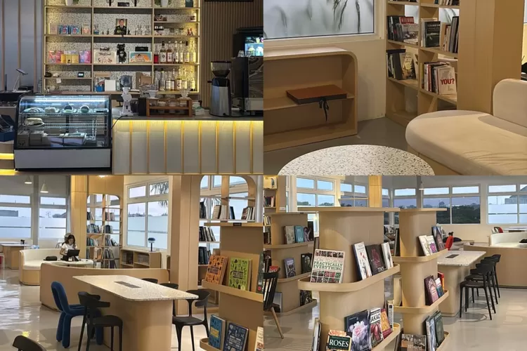 Aksata Coffee and Roastery, hidden library cafe di Depok yang cozy dan estetik (Instagram/@rimadesny)