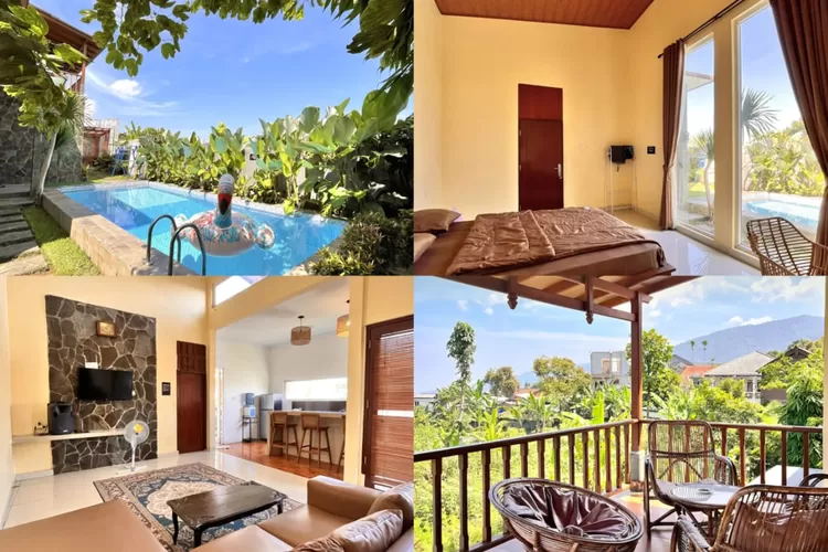 Suasana Villa Pondok Lamtoro by Vilarian dengan konsep minimalis yang nyaman (vilarian.com)