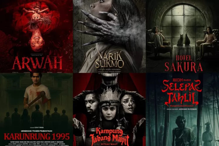 Poster film horor Indonesia yang tayang pada bulan Juli 2025 di bioskop