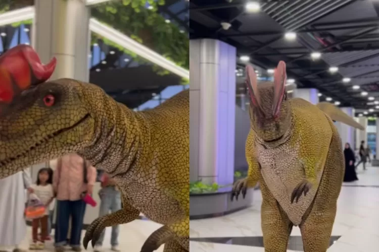 Dino Show gratis di Atrium Tenth Avenue Bandung untuk liburan bersama si kecil (Instagram/@tenthavenue_official)
