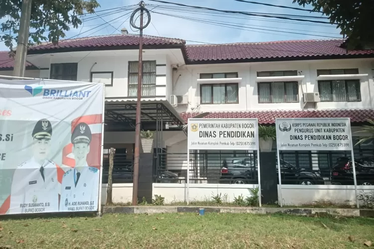 Kantor Disdik Kabupaten Bogor.  (KABAR BOGOR)