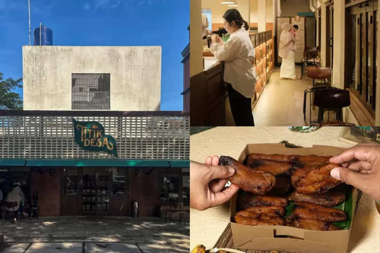 Tempat nongkrong dengan ngemil pisang goreng madu di Titik Desa, Depok (Instagram/@dititikdesa)