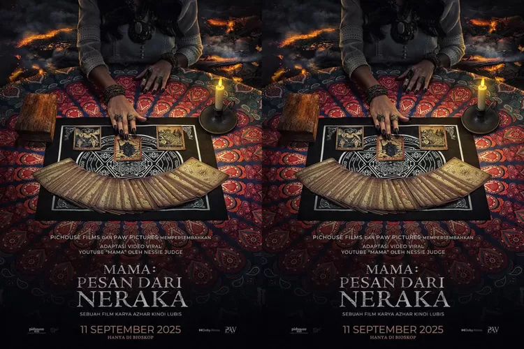 Poster film horor Mama: Pesan dari Neraka yang tayang 11 September 2025 di bioskop (Instagram/@mama_pesandarineraka)