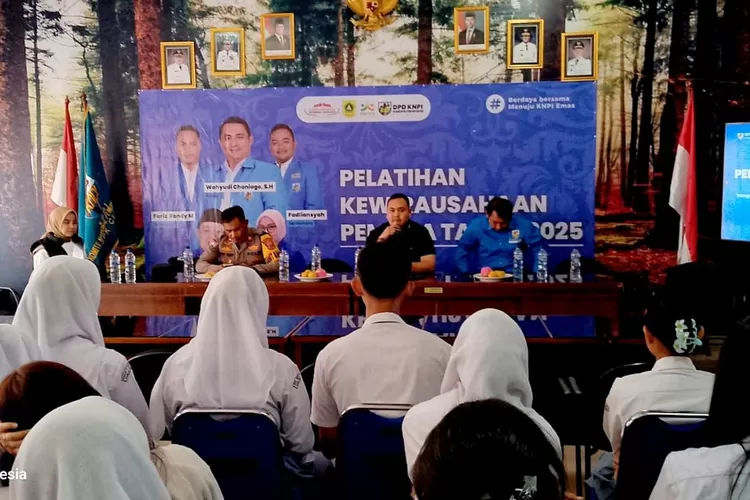 Pelatihan kewirausahaab pemuda di Kecamatan Ciawi.  (KABAR BOGOR)