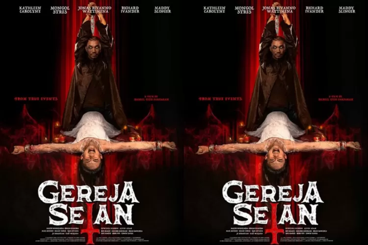 Poster film Gereja Setan yang akan rilis dan tayang di bioskop pada 11 September 2025