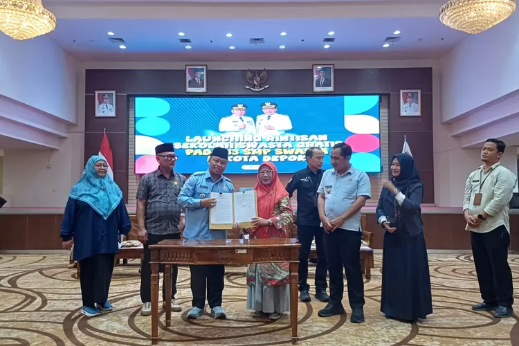 Pelaksanaan peluncuran RSSG di lantai 10, gedung Baleka 2, Balaikota Depok, beberapa waktu lalu. (ANDIKA EKA/RADAR DEPOK)