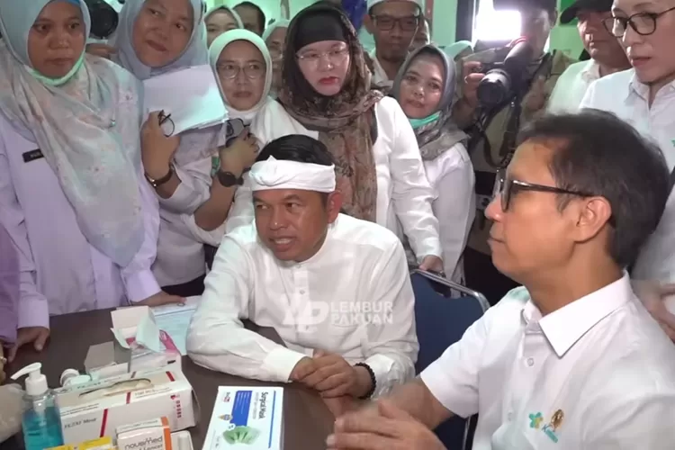 Kunjungan Gubernur Jawa Barat, Dedi Mulyadi dan Menkes ke Kabupaten Bekasi mengenai kasus kusta (Tangkapan layar Youtube LEMBUR PAKUAN CHANNEL)