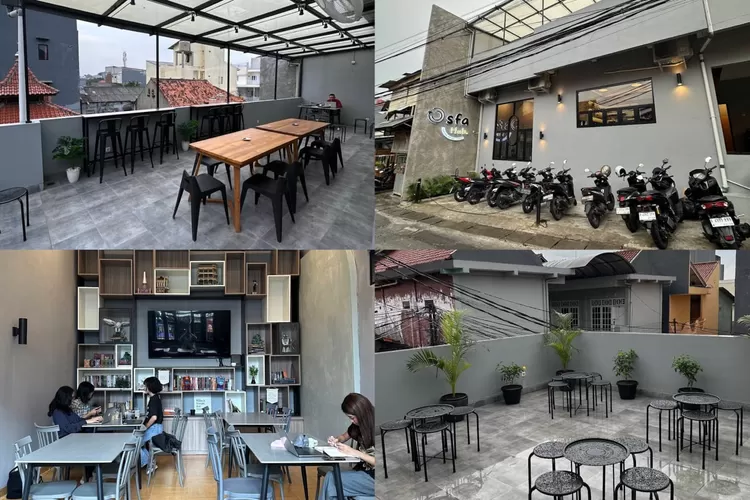 Tempat nongkrong dan nyaman buat nugas di Osfa Hub Depok dekat dengan kampus UI (Google maps rating/Osfa Hub)