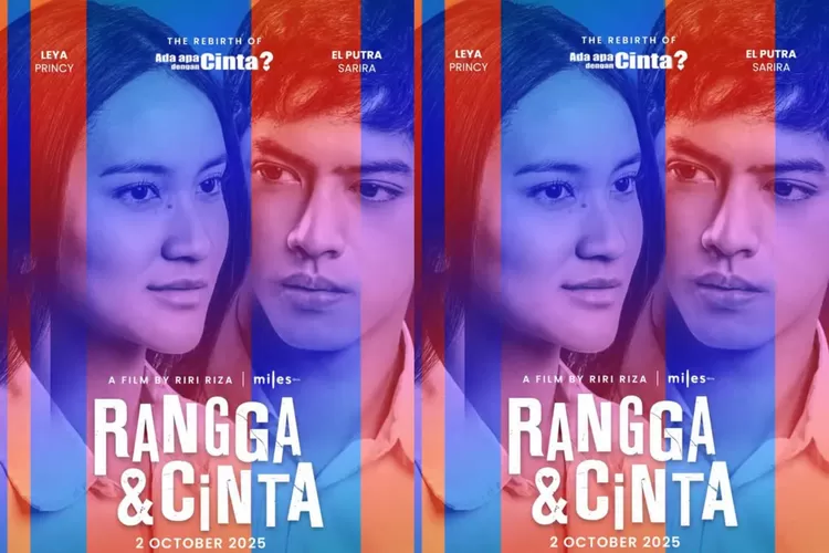 Official poster film Rangga dan Cinta yang tayang pada 2 Oktober 2025 (Instagram/@milesfilm)