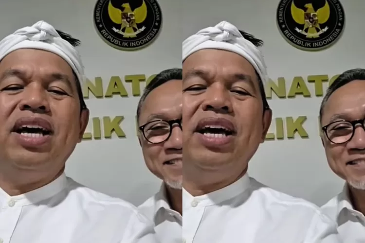 Gubernur Jawa Barat, Dedi Mulyadi dengan Menteri Koordinator Bidang Pangan Indonesia, Zulkifli Hasan (Instagram/@dedimulyadi71)
