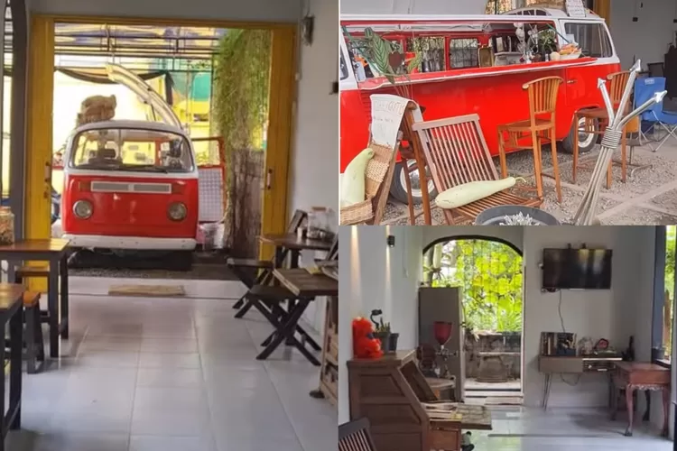 Combi Coffee dengan sensasi ngopi di mobil combi yang suasananya nyaman dan homey di Depok (Instagram/@combi.coffee.id)