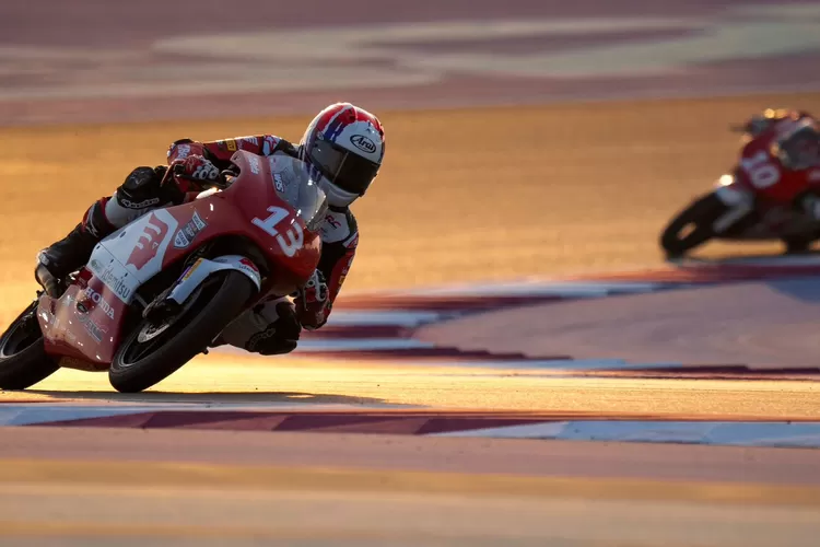 Pebalap muda binaan PT Astra Honda Motor (AHM) M Badly Ayatullah yang ikut dalam ajang palap IATC di Malaysia