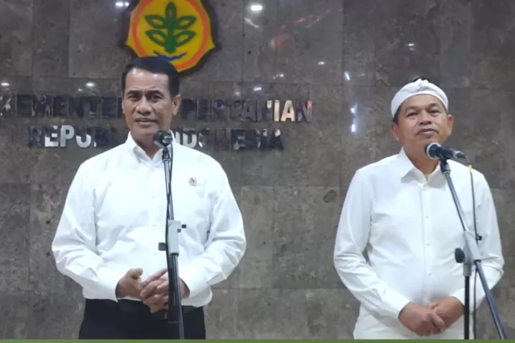 Gubernur Jawa Barat, Dedi Mulyadi akan membuka lahan sawah baru di Indramayu (Tangkapan layar Youtube TV Tani | Kementrian Pertanian Indonesia)