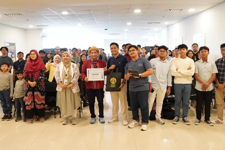 Suasana seminar&nbsp;Google I/O Extended Depok 2025 yang digelar GDG Depok dan&nbsp;CCIT-FTUI. (ISTIMEWA)