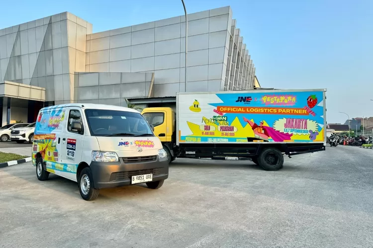 ILUSTRASI : JNE x Pestapora. (DOKUMENTASI JNE)