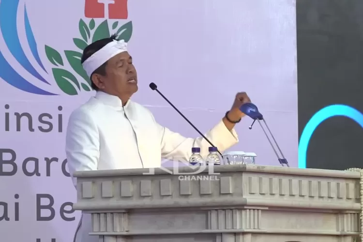 Pidato Gubernur Jawa Barat, Dedi Mulyadi pada Rapat Paripurna Istimewa HUT ke-80 Jawa Barat (Tangkapan layar Youtube KANG DEDI MULYADI CHANNEL)