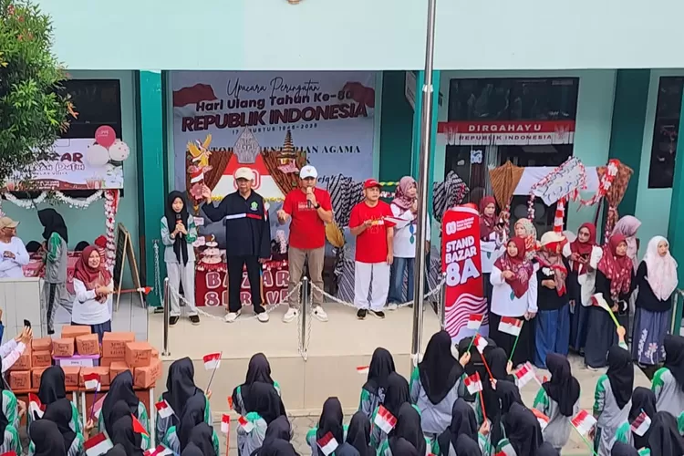 Pelaksanaan lomba di MTsN Kota Depok yang terletak di Kelurahan Jatimulya, Kecamatan Cilodong (ANDIKA EKA/RADAR DEPOK)