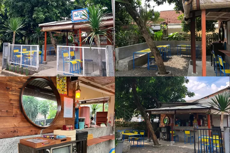 Suasana tempat nongkrong di Kedai Teh Tehyan di Depok (Instagram/@tehyan.id)
