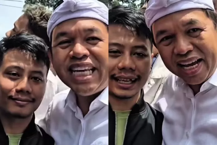 Gubernur Jawa Barat, Dedi Mulyadi beri bantuan pada pedagang sebelah Gedung DPRD yang kiosnya terbakar (Instagram/@dedimulyadi71)