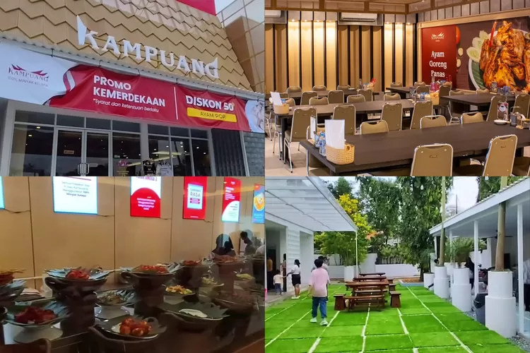 Rumah makan khas Minang, Nasi Kapau Kampuang yang buka cabang di Sawangan Depok (Instagram/@nasikapaukampuang)