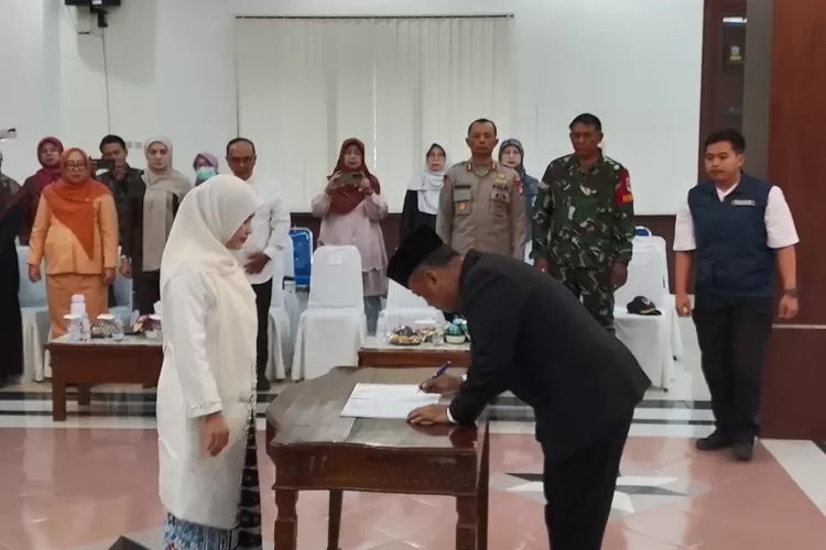 Pelantikan Bunda Paud Kota Depok masa bakti 2025-2030, di Aula Teratai, Balai Kota Depok, Rabu (10/9). (ANDIKA EKA/RADAR DEPOK)