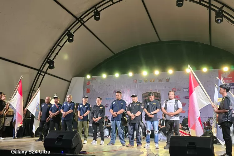 Acara Jambore Nasional (Jamnas) Paguyuban Vario Nusantara (PVN) IX yang diadakan di Ciater, Subang