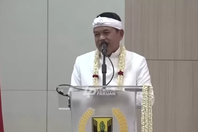 Sambutan Gubernur Jawa Barat, Dedi Mulyadi saat menghadiri acara Hari Jadi Kabupaten Sukabumi (Tangkapan layar Youtube LEMBUR PAKUAN CHANNEL)