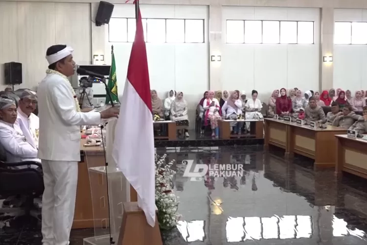 Pidato Gubernur Jawa Barat, Dedi Mulyadi pada Hari Jadi Kabupaten Sukabumi  (Tangkapan layar Youtube LEMBUR PAKUAN CHANNEL)