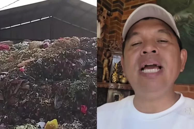 Respon Gubernur Jawa Barat, Dedi Mulyadi terhadap tumpukan sampah di Pasar Caringin, Bandung (Instagram/@dedimulyadi71)