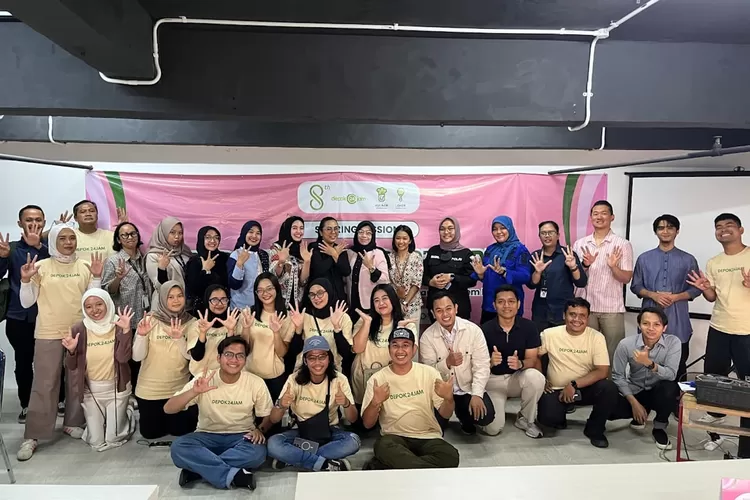 Memperingati ulang tahun ke-8, Depok24jam menggelar Depok24jam Impact Forum. Acara ini digelar di Code Creative Hub, Depok Town Square (Detos), Kamis (18/9). (Radar Depok )