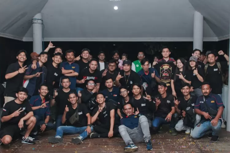 Ratusan bikers dari komunitas sepeda motor CBR hadir dalam perayaan ulang tahun ke-14 CBR Club Indonesia (CCI) Sukabumi 