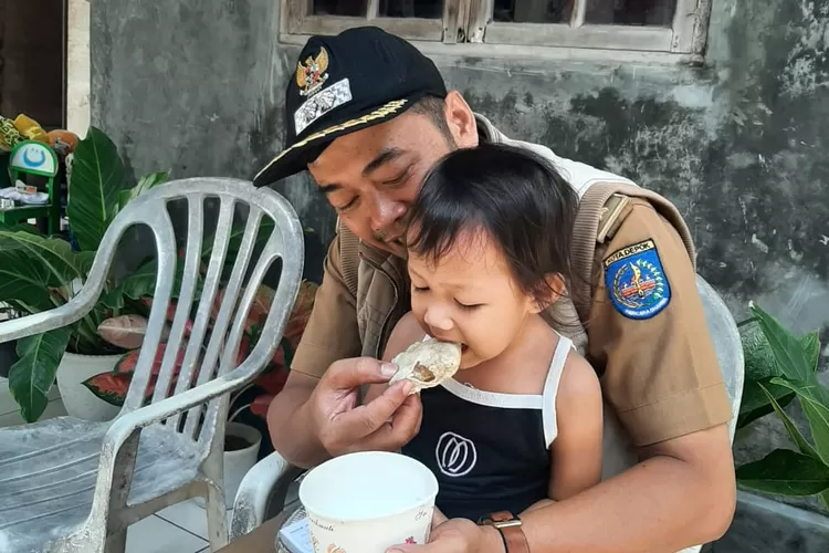 Posyandu Katuk RW3 Kelurahan Pondok Cina, Kecamatan Beji, Kota Depok, Senin (22/9) siang. (RISKY DWI LESTARI/RADAR DEPOK)