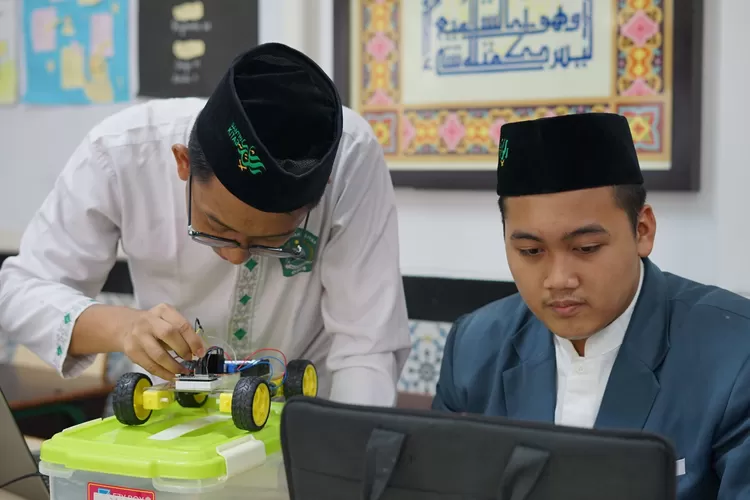 ILUSTRASI : Salah satu pembelajaran di Pesantren Al-Hamidiyah. (DOKUMEN SEKOLAH)